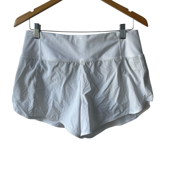 Athleta Athletic White Lined Shorts - Picture 2 of 7